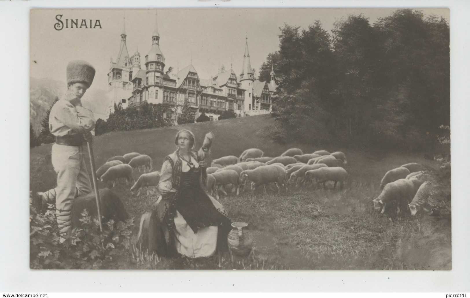 ROUMANIE - ROMANIA - SINAIA (bergère Avec Moutons) - Rumänien