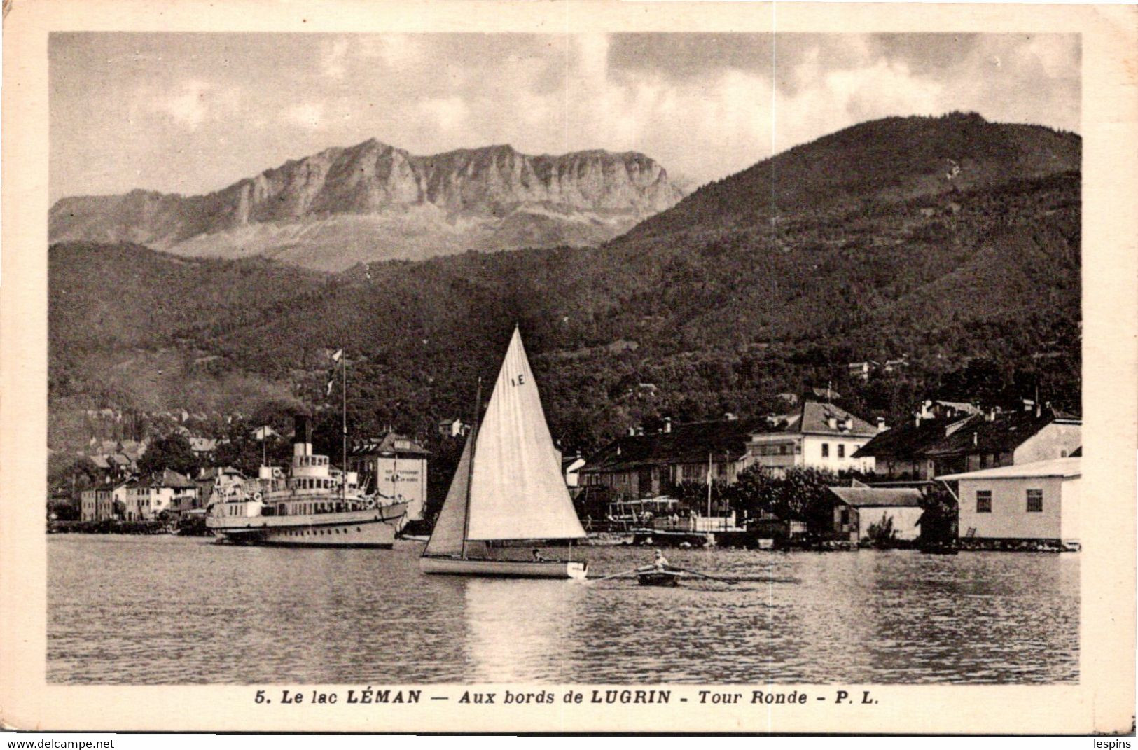 74 -  Au Bords De LUGRIN -  - Tour Ronde - Le Lac Léman - Lugrin