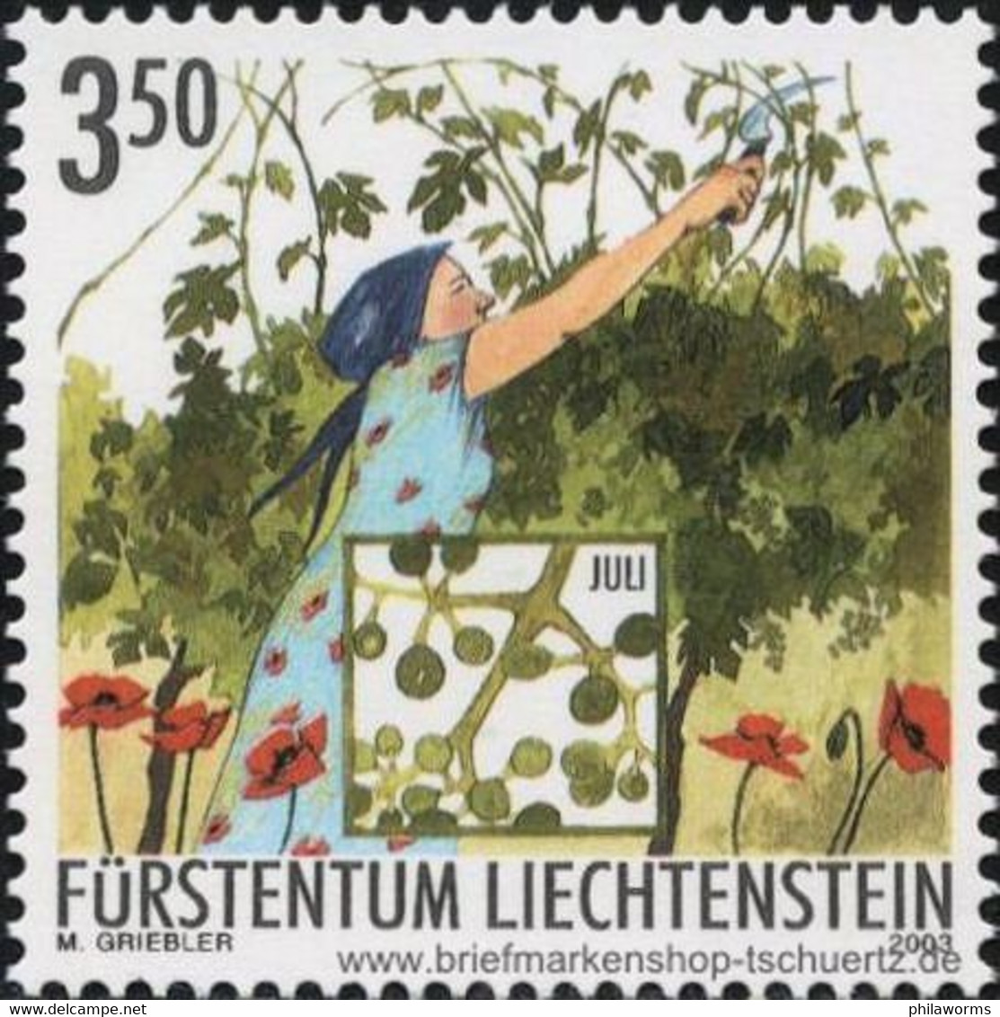 Liechtenstein 2003, Mi. 1316-18 ** - Unused Stamps