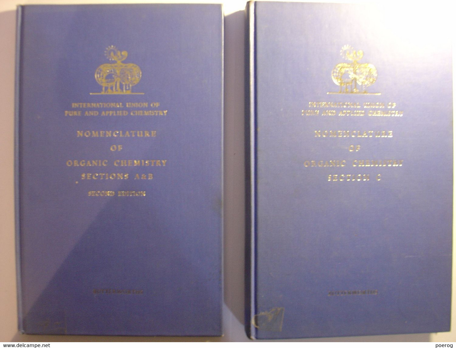 NOMENCLATURE OF ORGANIC CHEMISTRY SECTIONS ABC - IUPAC INTERNATIONAL UNION OF PURE AND APPLIED CHEMISTRY 1966  CHIMIE - - Scheikunde