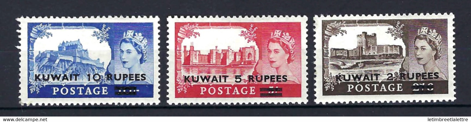 ⭐ Koweït - YT N° 132 à 133 * - Neuf Avec Charnière - 1955 ⭐ - Kuwait