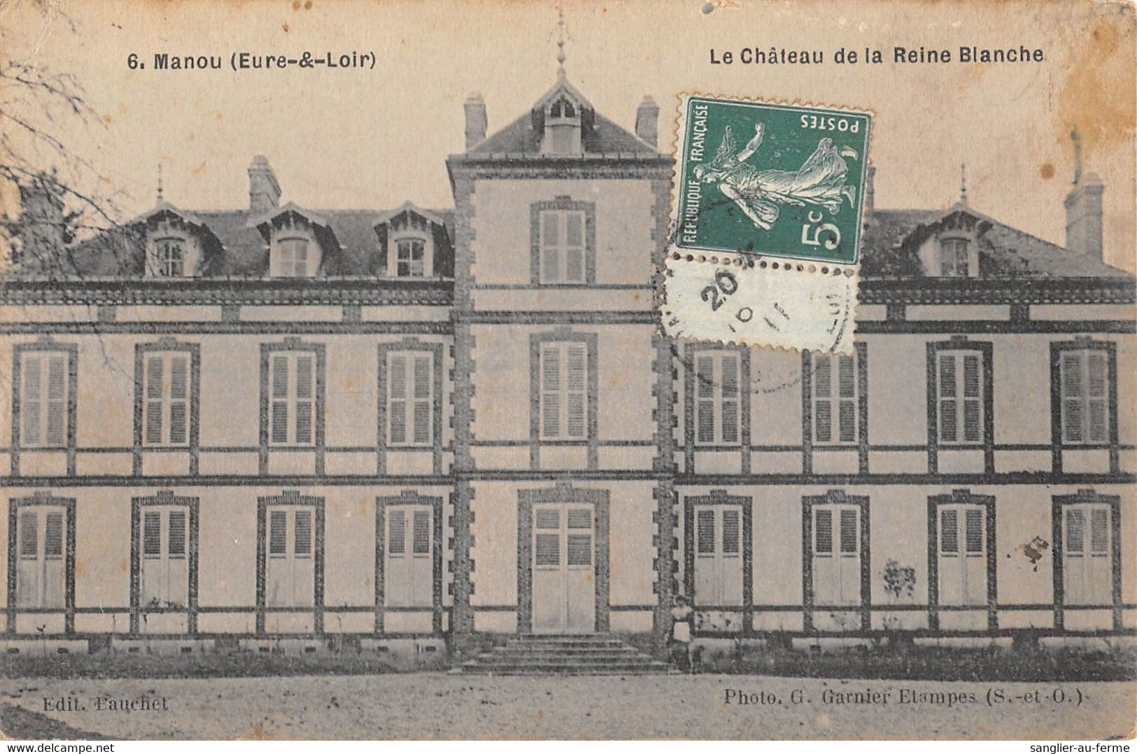 CPA 28 MANOU LE CHATEAU DE LA REINE BLANCHE - Andere & Zonder Classificatie