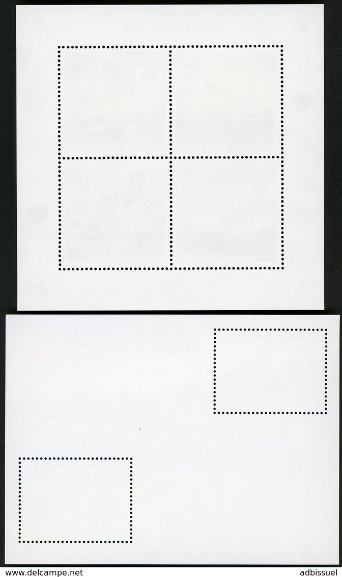 1994 / 1997 NOUVELLE CALEDONIE BF N° 17 + N° 18 / ** MNH / Cote 11€ - Hojas Y Bloques