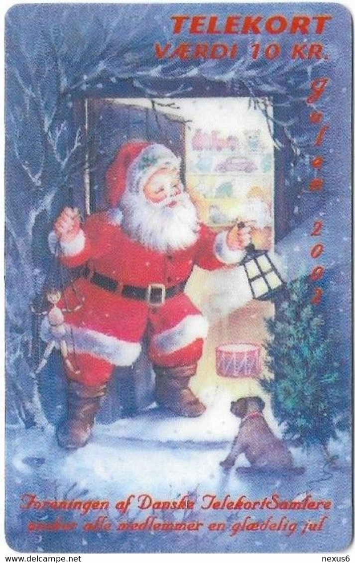 Denmark - DTS  Julekort 2002 - Christmas Private Membership Remote Mem. Card, Exp.31.03.2005, 10Kr, 300ex - Denemarken