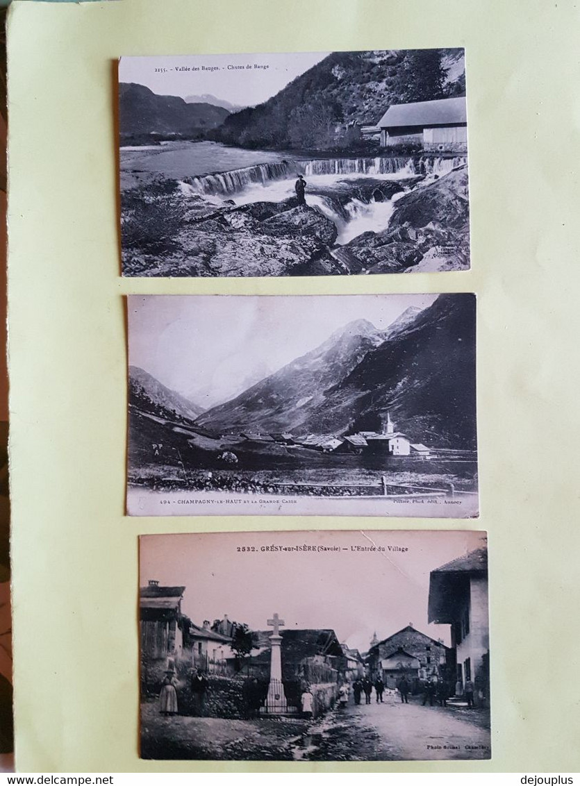 LOT  29   CPA    SAVOIE   73     VILLAGES   ET   VUES  DIVERSES