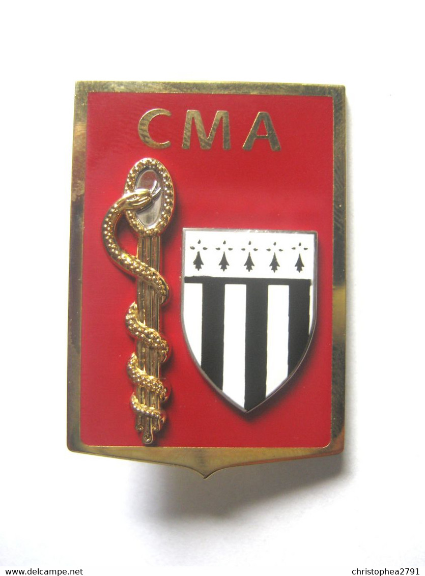 INSIGNE DU SERVICE DE SANTE DES ARMEES DRSSA / CMA DE RENNES ETAT NEUF - Services Médicaux