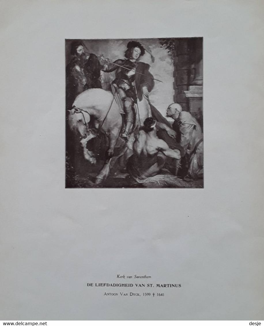 Zaventen Saventhem De Liefdadigheid Van Sint-Martinus Door Antoon Van Dyck 1599 Meise + 1641 - Olii