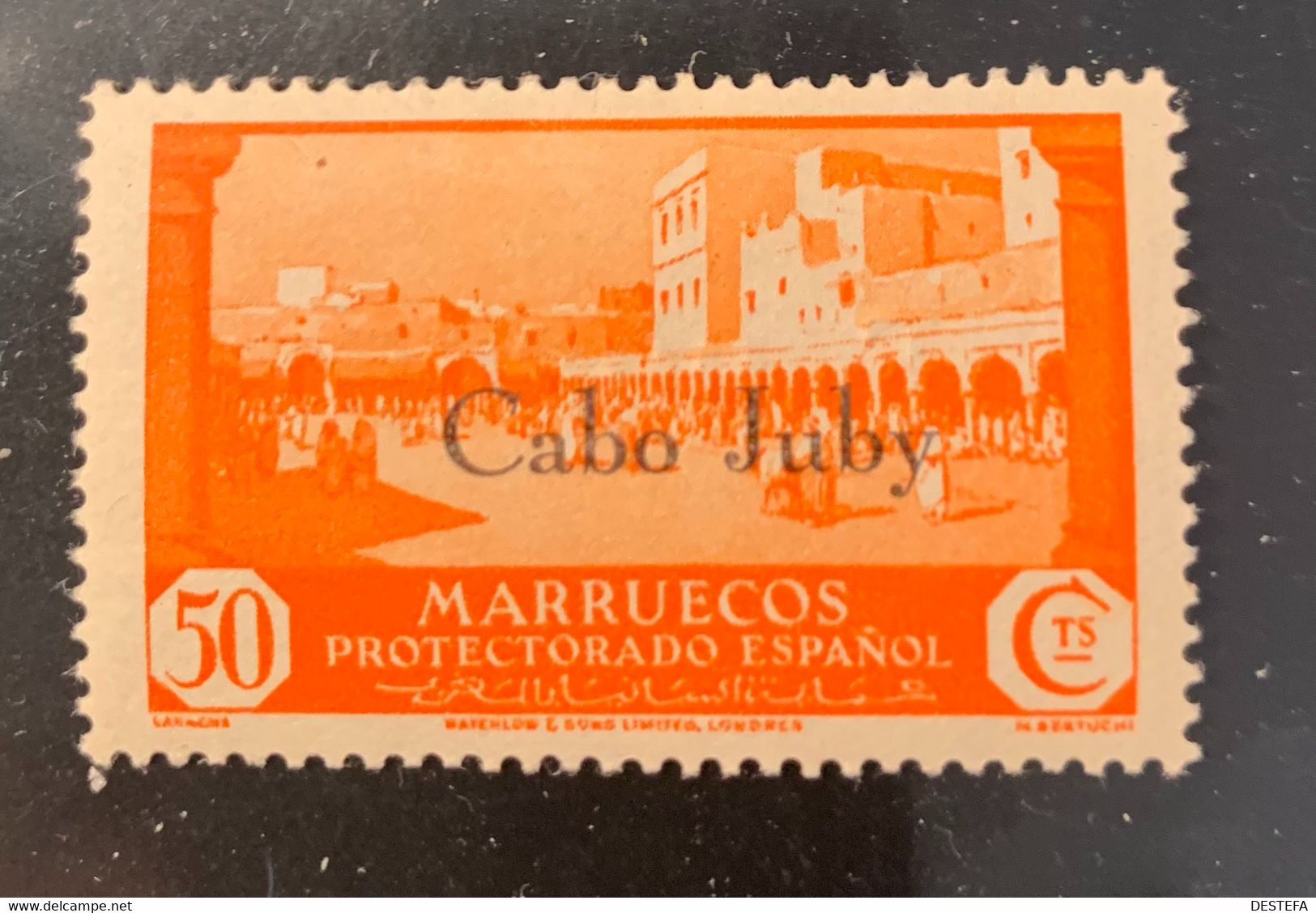 1934-1936.- Sellos De Marruecos. Edifil Nº 66. * Nuevo Con Fijasellos - Cabo Juby