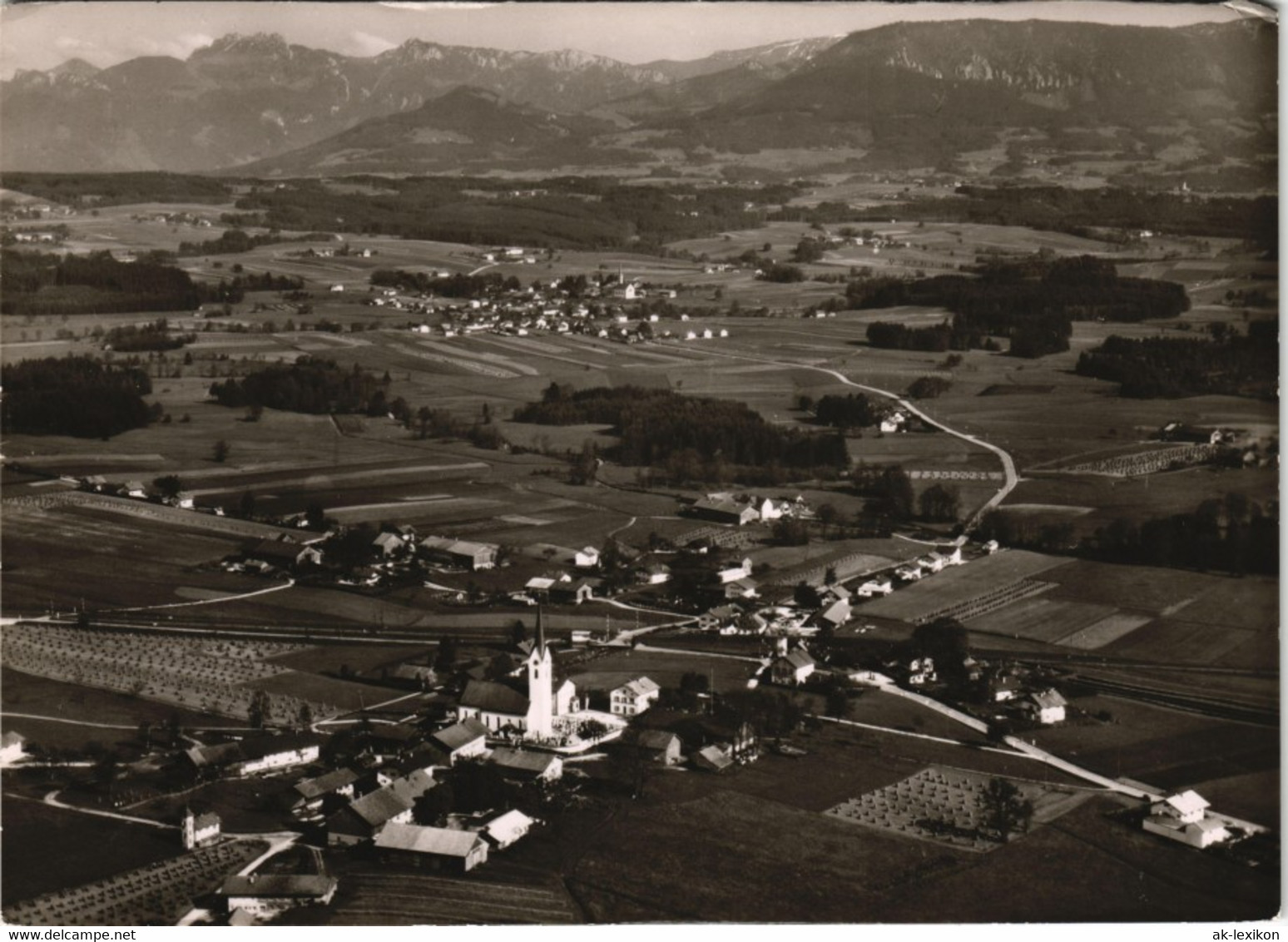 Ansichtskarte Stephanskirchen (Lk Rosenheim) Luftbild 1930 - Altri & Non Classificati