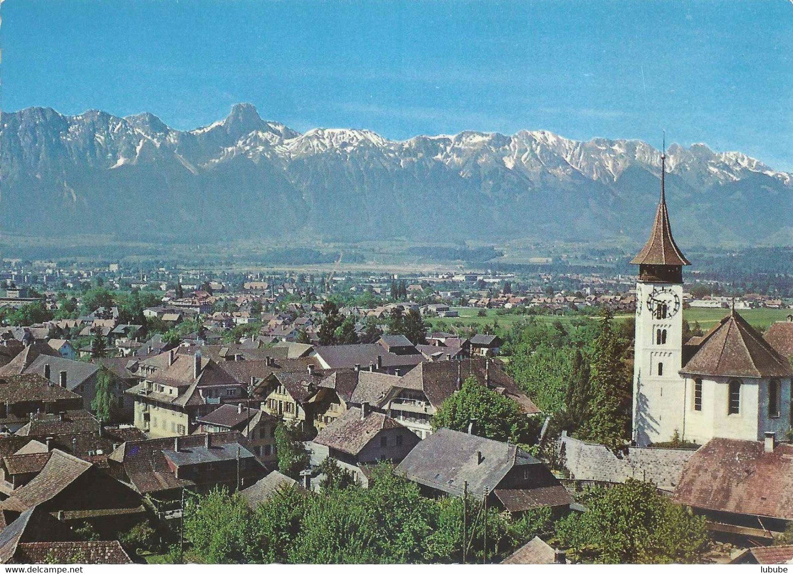 Steffisburg - Kirche Gegen Die Stockhornkette           Ca. 1970 - Steffisburg