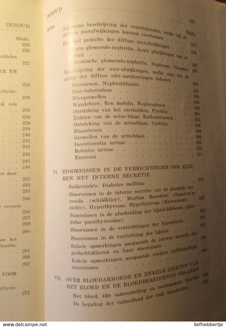 Handboek der ziekenverpleging : Inwendige ziekten - door J. Hekman - 1949 - geneeskunde