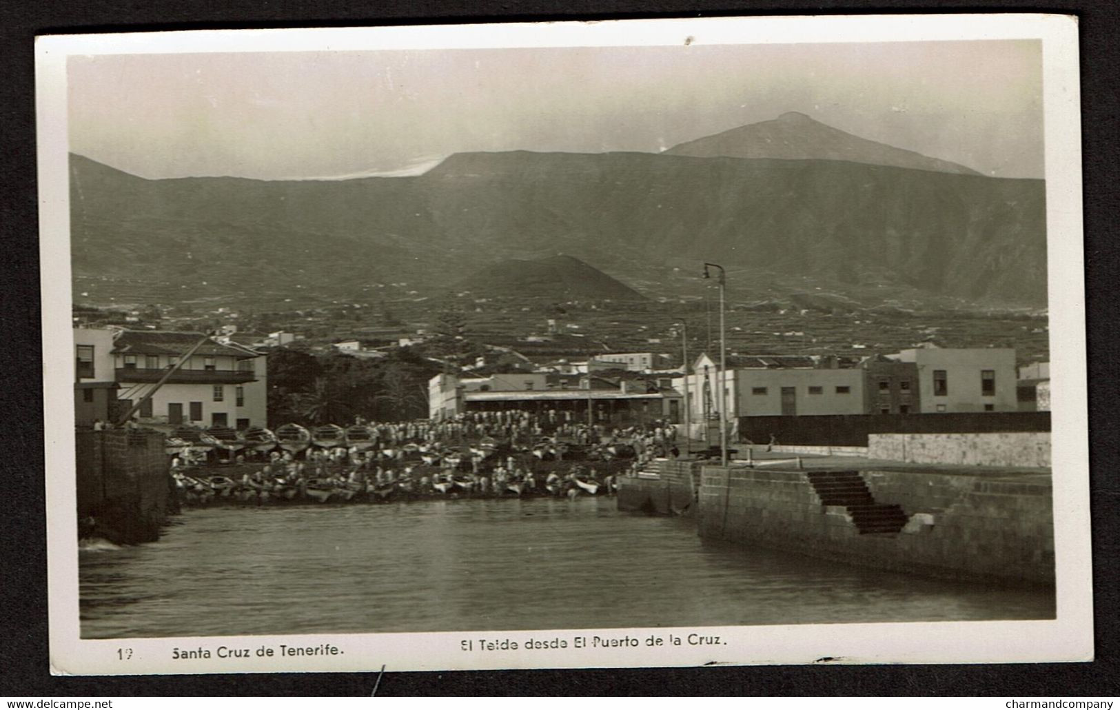 Carte Photo - Santa Cruz De Tenerife - El Teide Desda El Puerto De La Cruz - Voir Scans - Tenerife