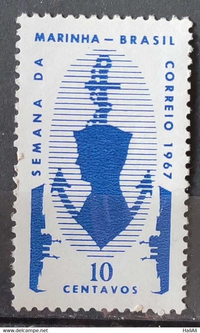 C 585 Brazil Stamp Week Navy Military Ship 1967 1 - Sonstige & Ohne Zuordnung