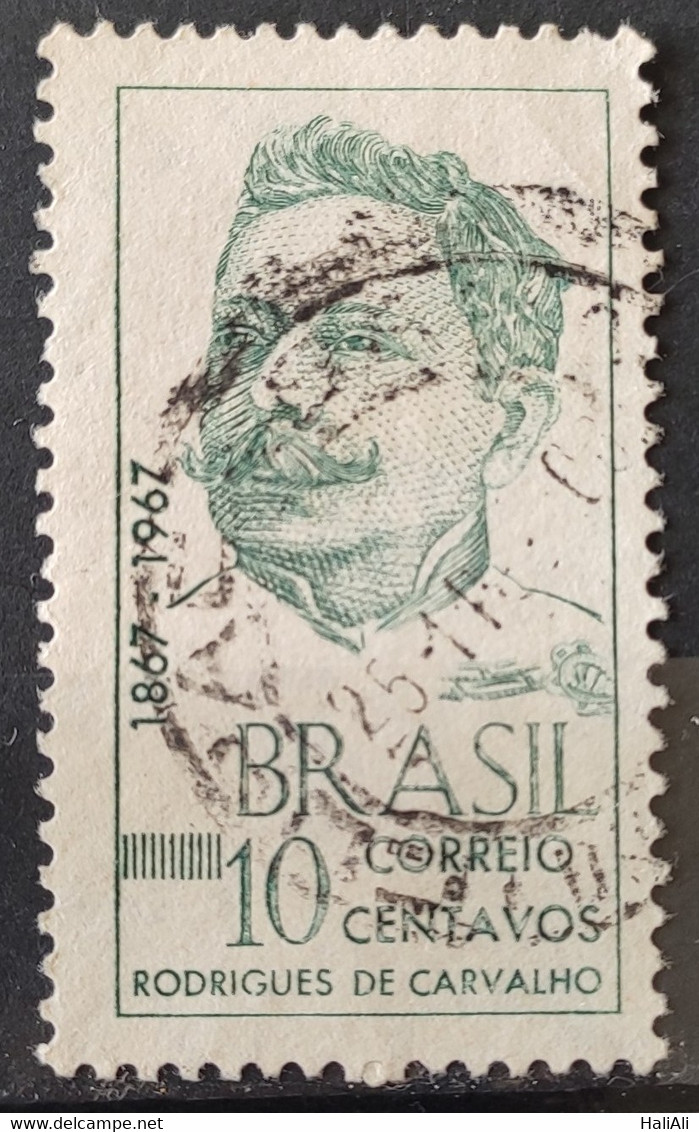 C 588 Brazil Stamp Centenary Of Rodrigues De Carvalho 1967 Circulated 2 - Sonstige & Ohne Zuordnung