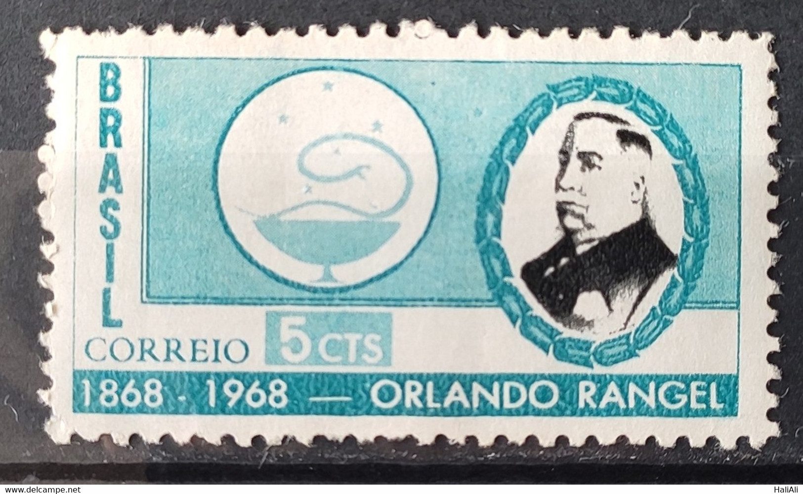 C 589 Brazil Stamp Centenary Orlando Rangel 1968 1 - Other & Unclassified