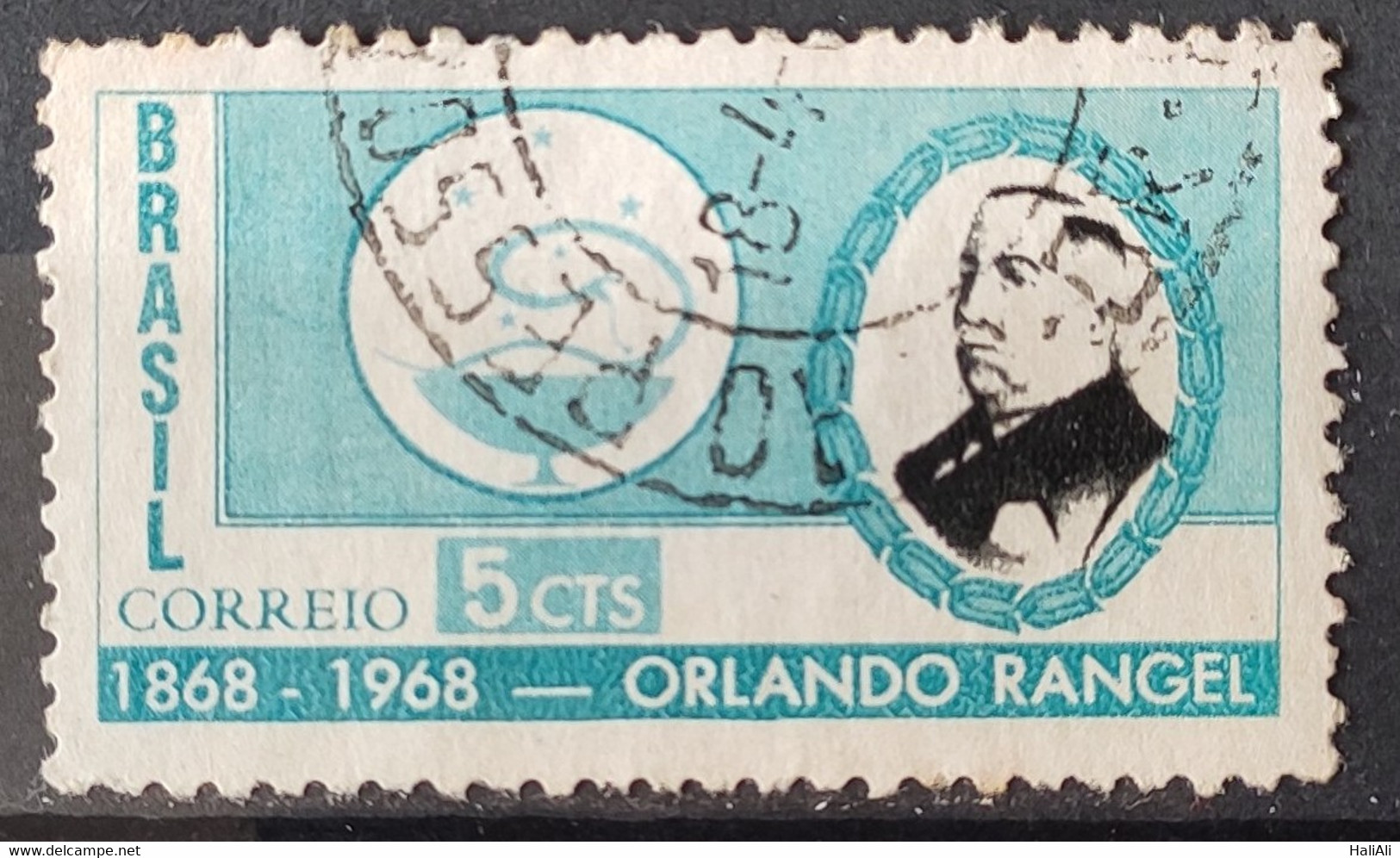 C 589 Brazil Stamp Centenary Orlando Rangel 1968 Circulated 1 - Other & Unclassified