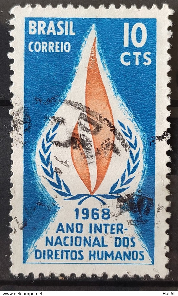 C 592 Brazil Stamp International Year Of Human Rights 1968 Circulated 1 - Sonstige & Ohne Zuordnung