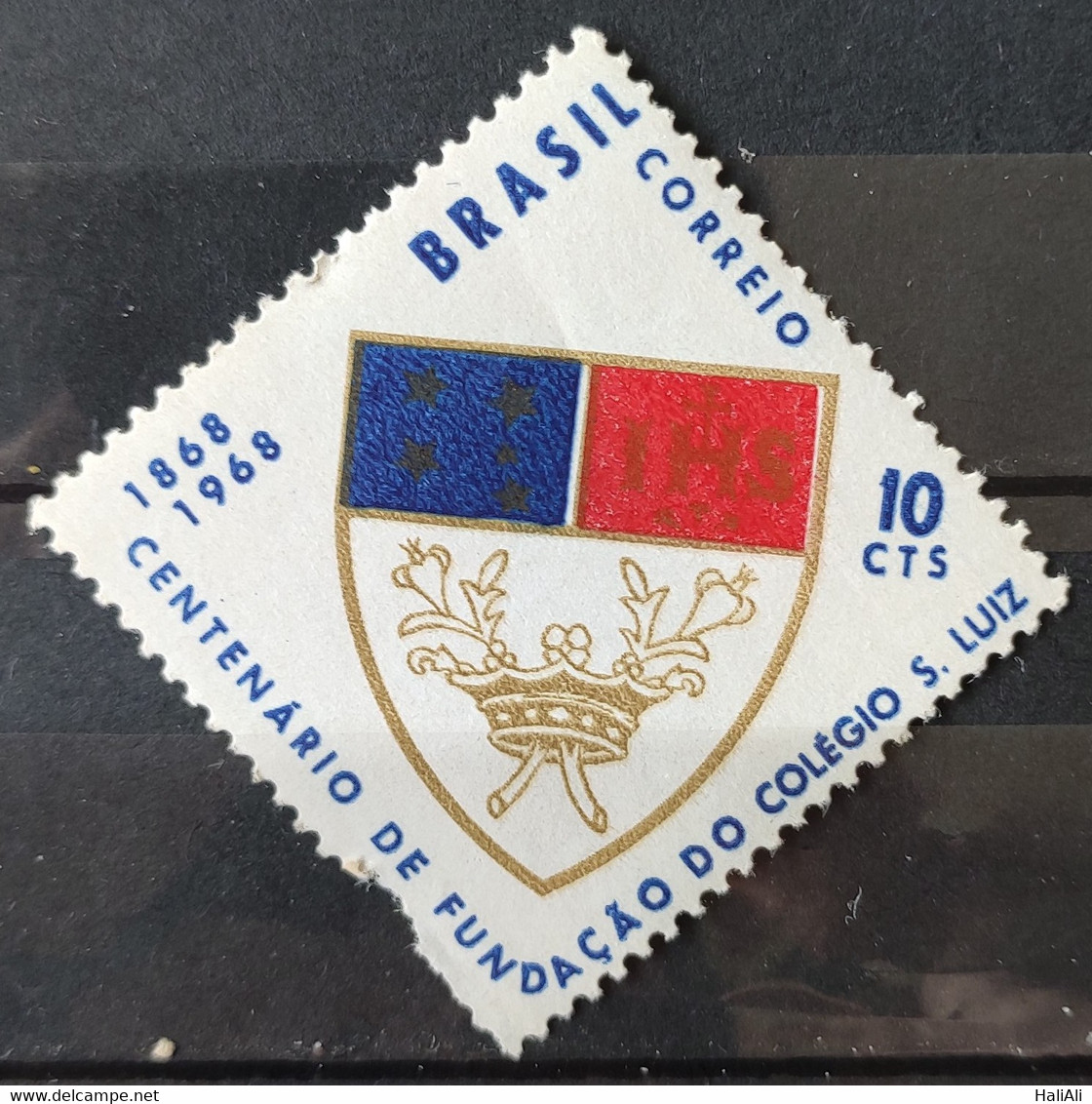 C 594 Brazil Stamp Centenary School Sao Luiz Education 1968 2 - Other & Unclassified