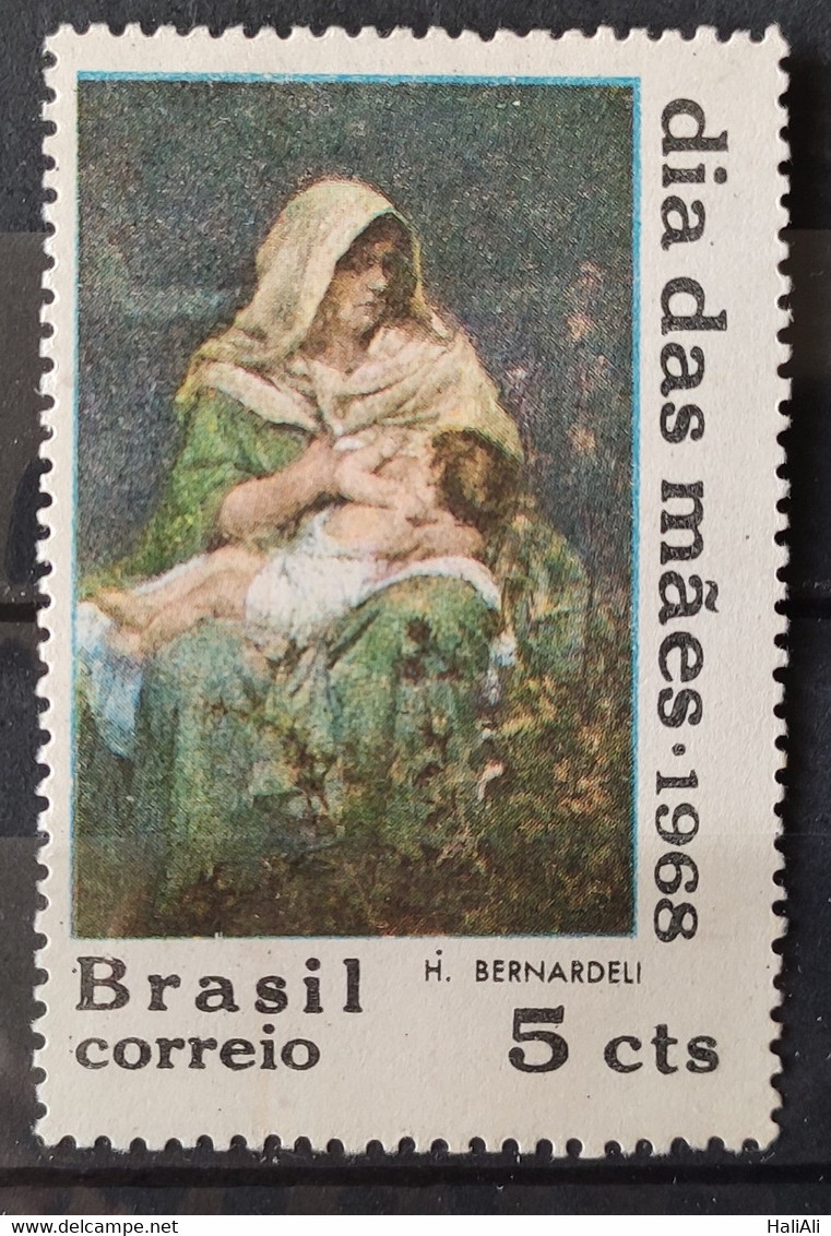 C 597 Brazil Stamp Mothers Day 1968 1 - Autres & Non Classés