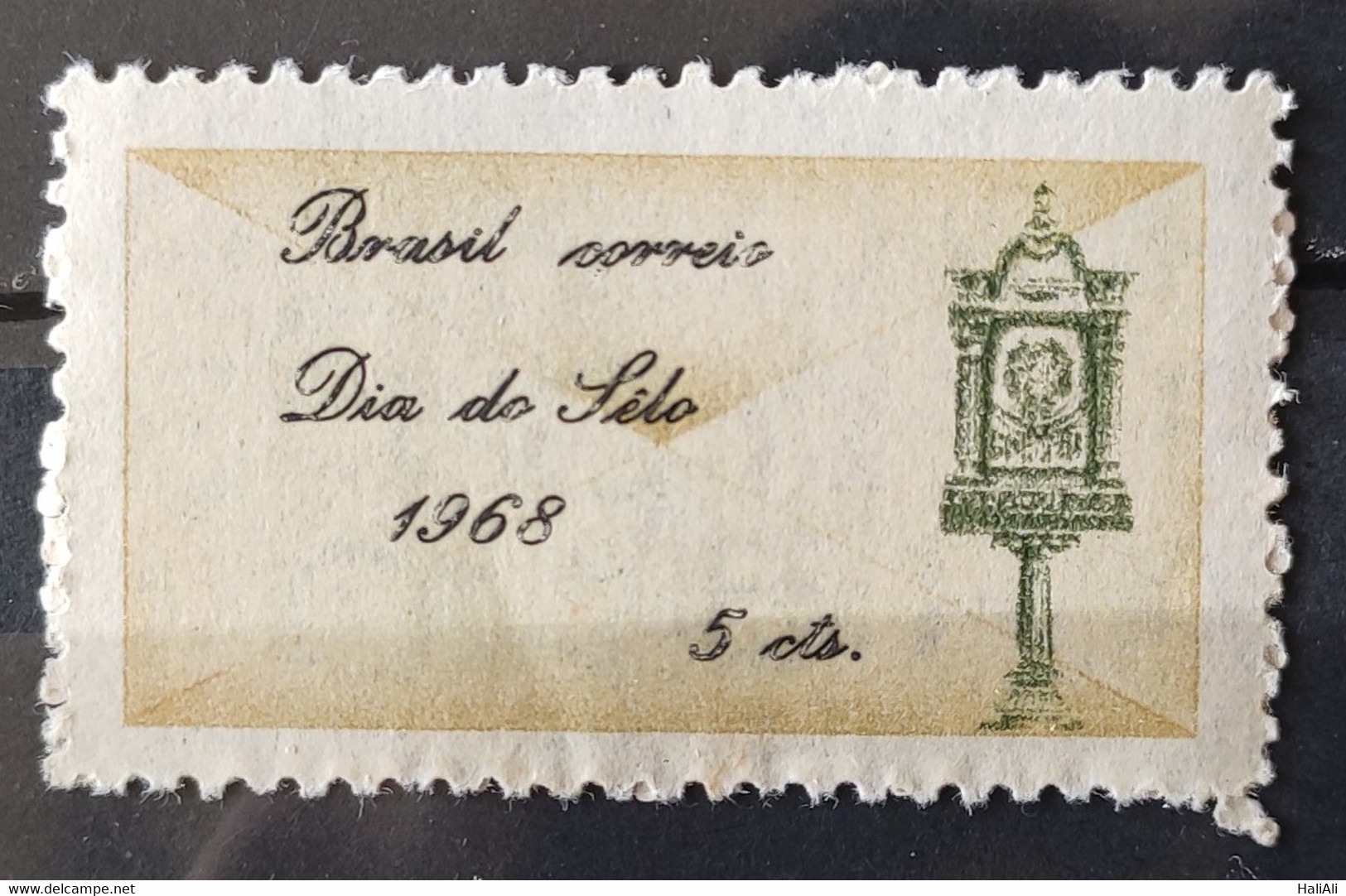 C 603 Brazil Stamp Day Brazil Postal Service 1968 2 - Sonstige & Ohne Zuordnung