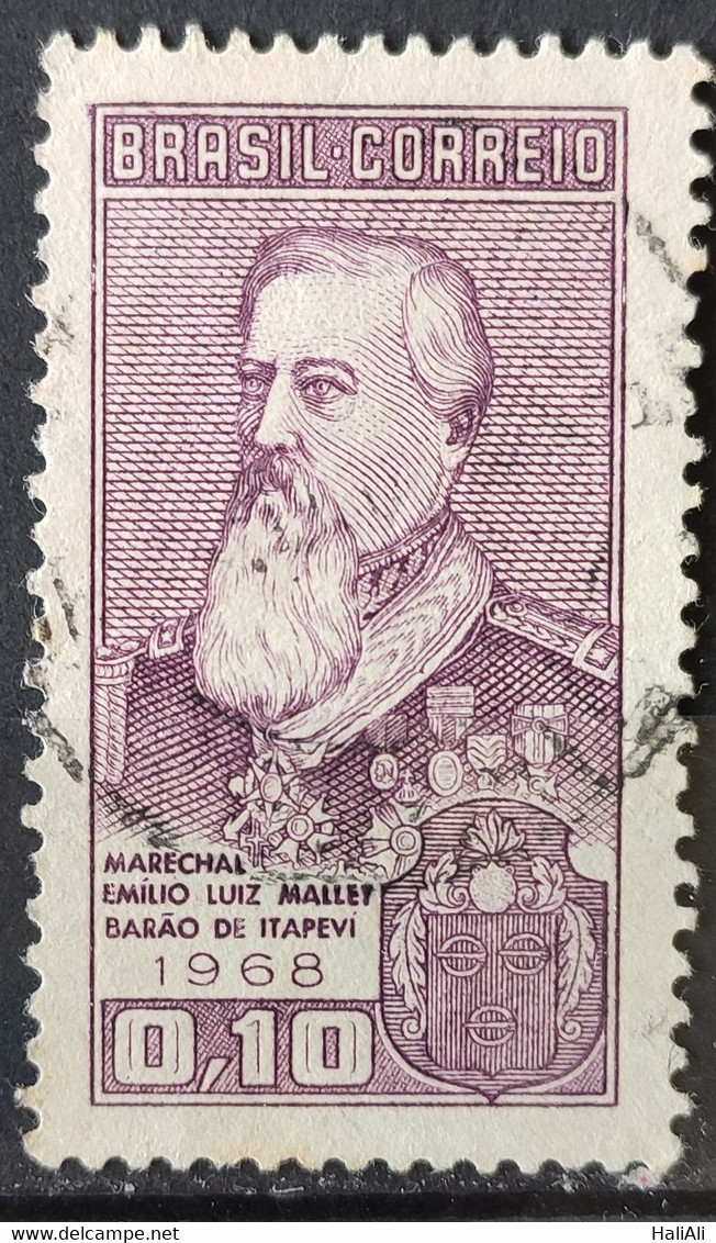 C 604 Brazil Stamp Marshal Emilio Luiz Mallet Barao De Itapevi Military 1968 Circulated 1 - Autres & Non Classés