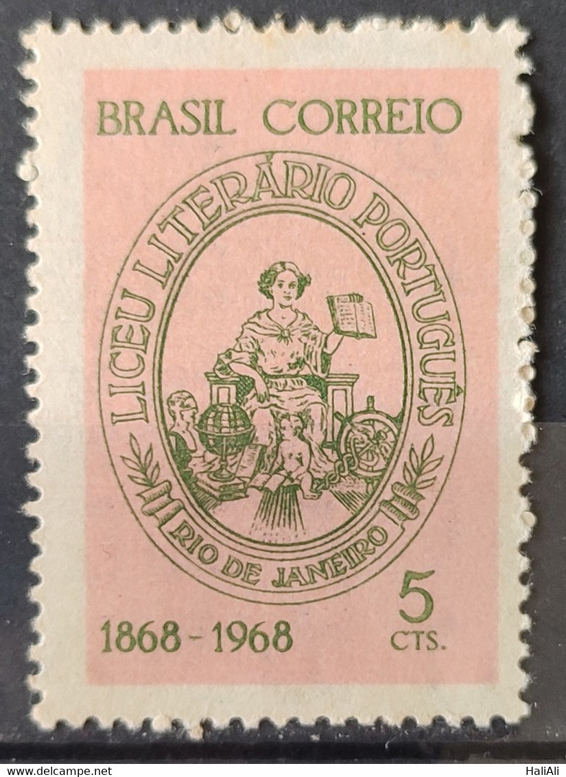 C 606 Brazil Stamp Centenary Of The Portuguese Literary Lyceum 1968 1 - Autres & Non Classés