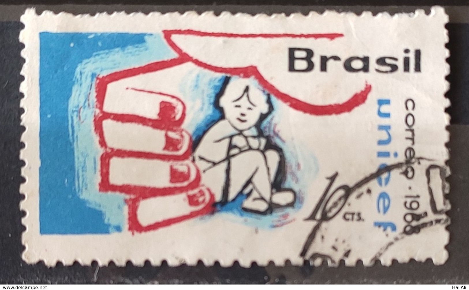 C 612 Brazil Stamp Fund Of United Nations For Children's Hand 1968 Circulated 1 - Andere & Zonder Classificatie
