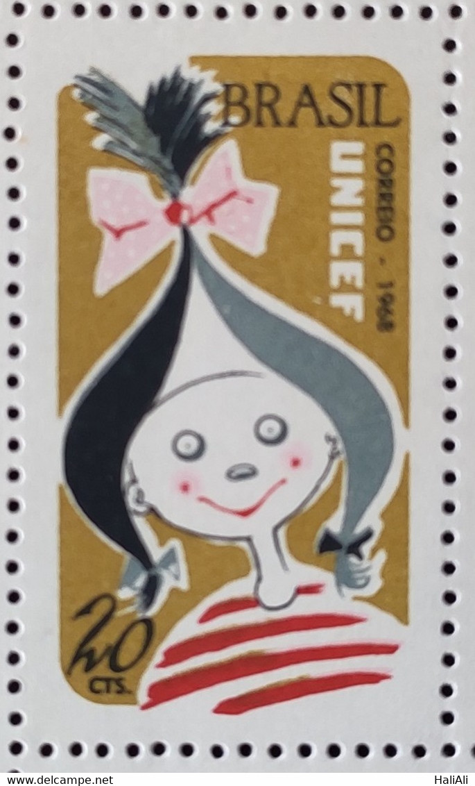 C 613 Brazil Stamp Fund Of United Nations For Children's 1968 - Sonstige & Ohne Zuordnung