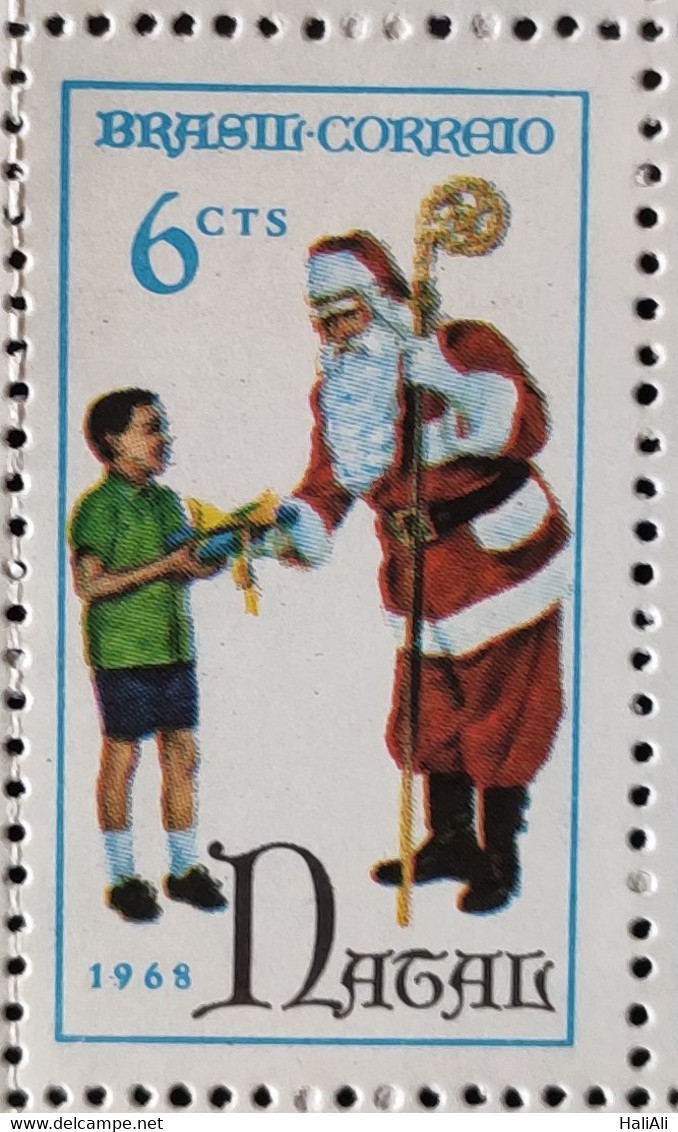 C 626 Brazil Stamp Santa Claus Christmas Religion 1968 - Other & Unclassified