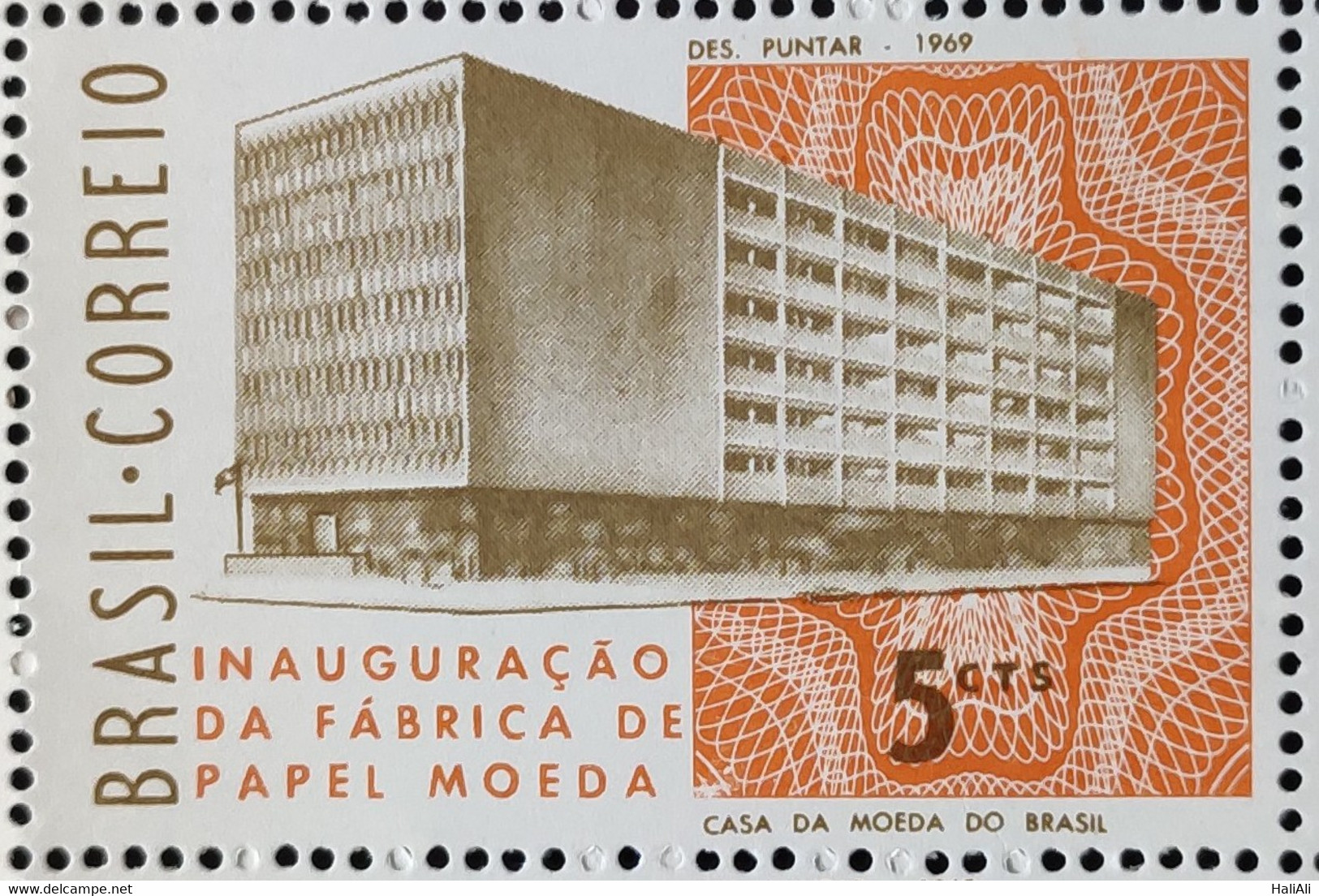 C 633 Brazil Stamp Inauguration Of Manufactures Of Paper Money 1969 - Andere & Zonder Classificatie