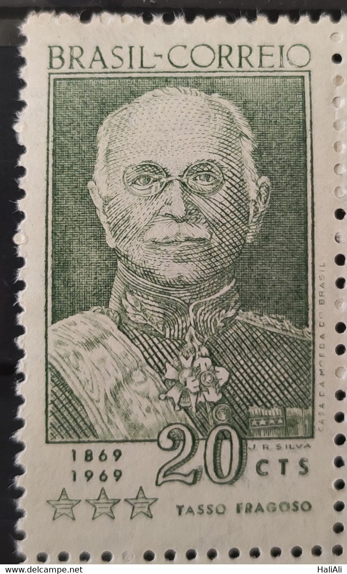 C 643 Brazil Stamp Centenary General Tasso Fragoso Military 1969 - Sonstige & Ohne Zuordnung