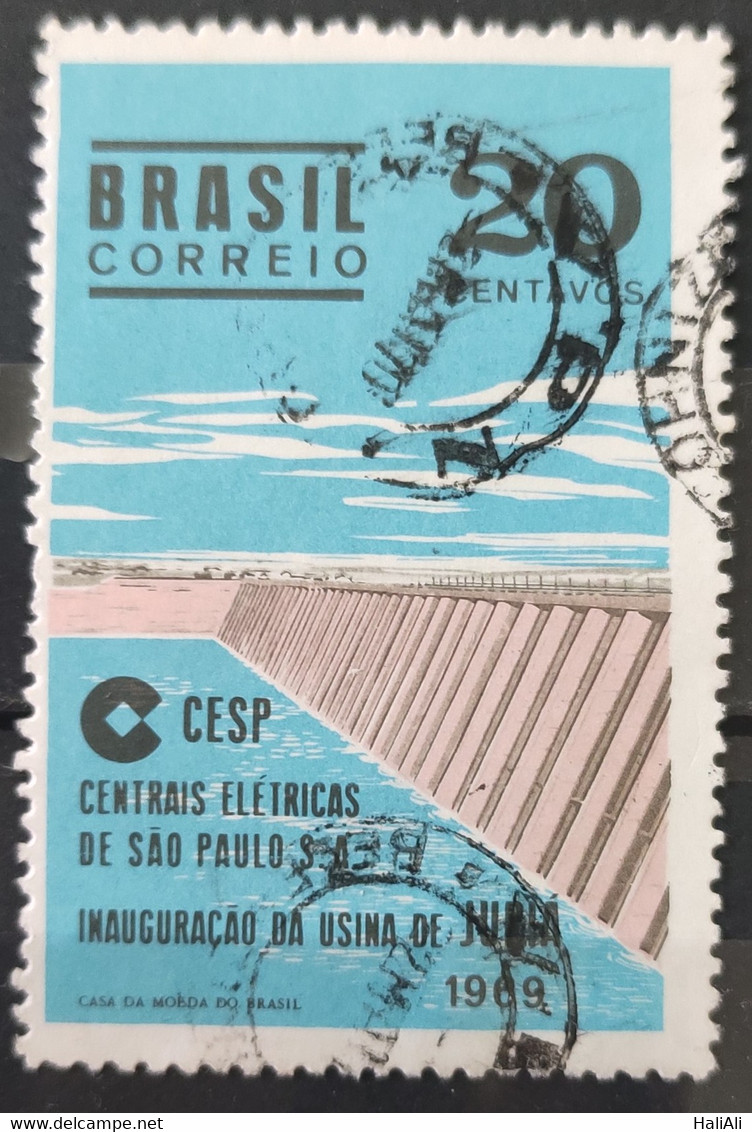 C 646 Brazil Stamp Inauguration Of The Hydroelectric Plant Jupiá Energy Rio Parana 1969 Circulated 4 - Andere & Zonder Classificatie