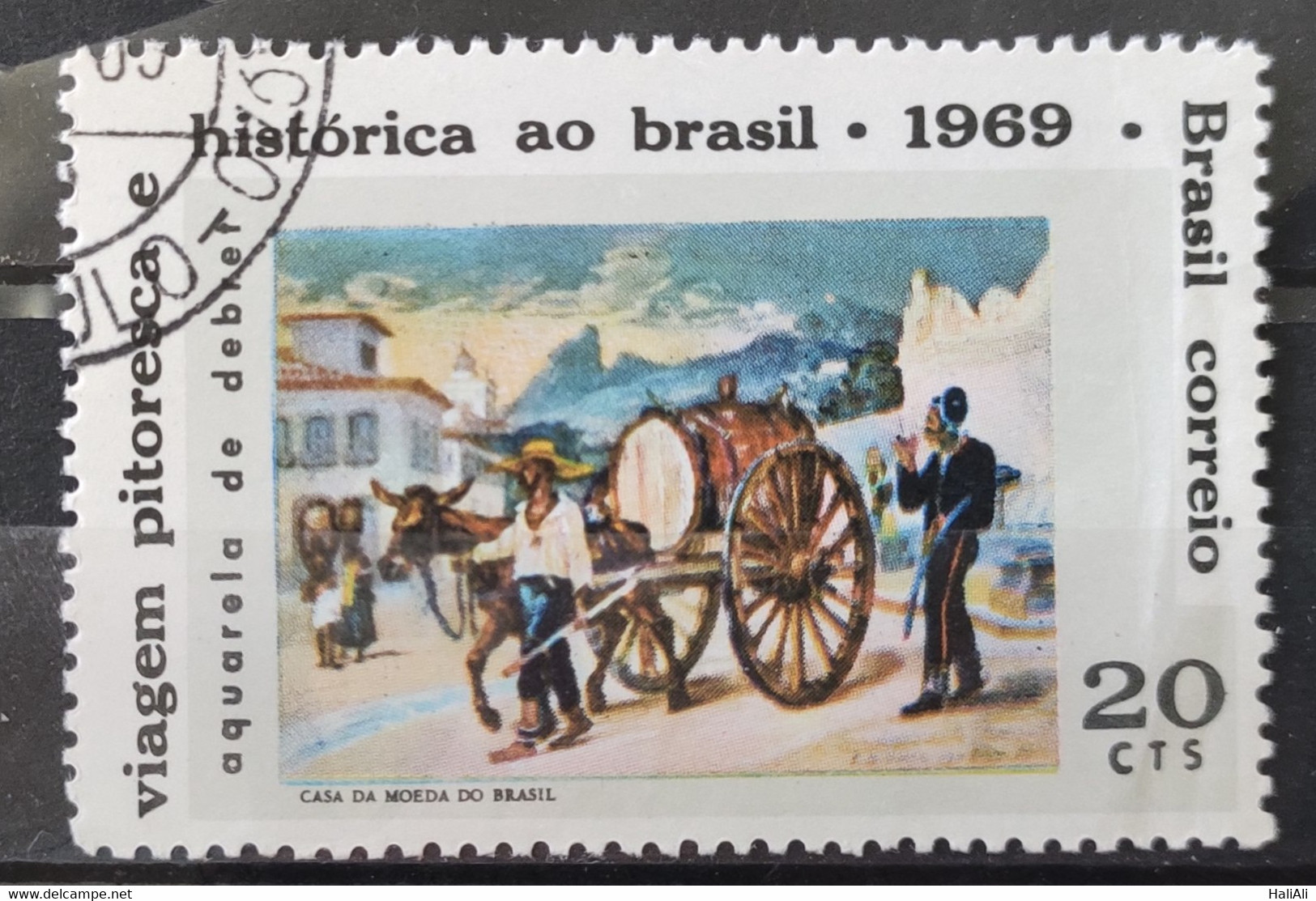 C 654 Brazil Stamp 200 Years Painter Jean Baptiste Debret Art 1969 Circulated 1 - Other & Unclassified