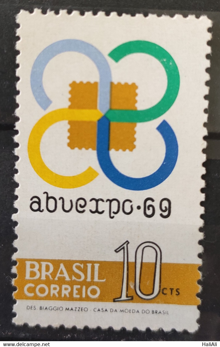 C 655 Brazil Stamp Philatelic Exhibition Abuexpo Servico Postal 1969 - Autres & Non Classés