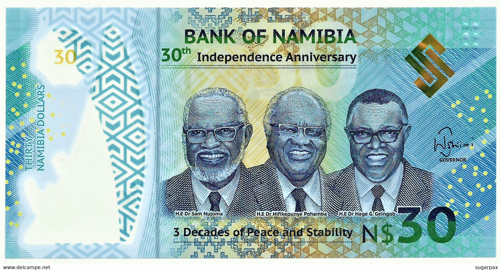 Namibia - 30 Dollars - 2020 - Pick New - Unc. - Polymer - Commemorative - Namibie