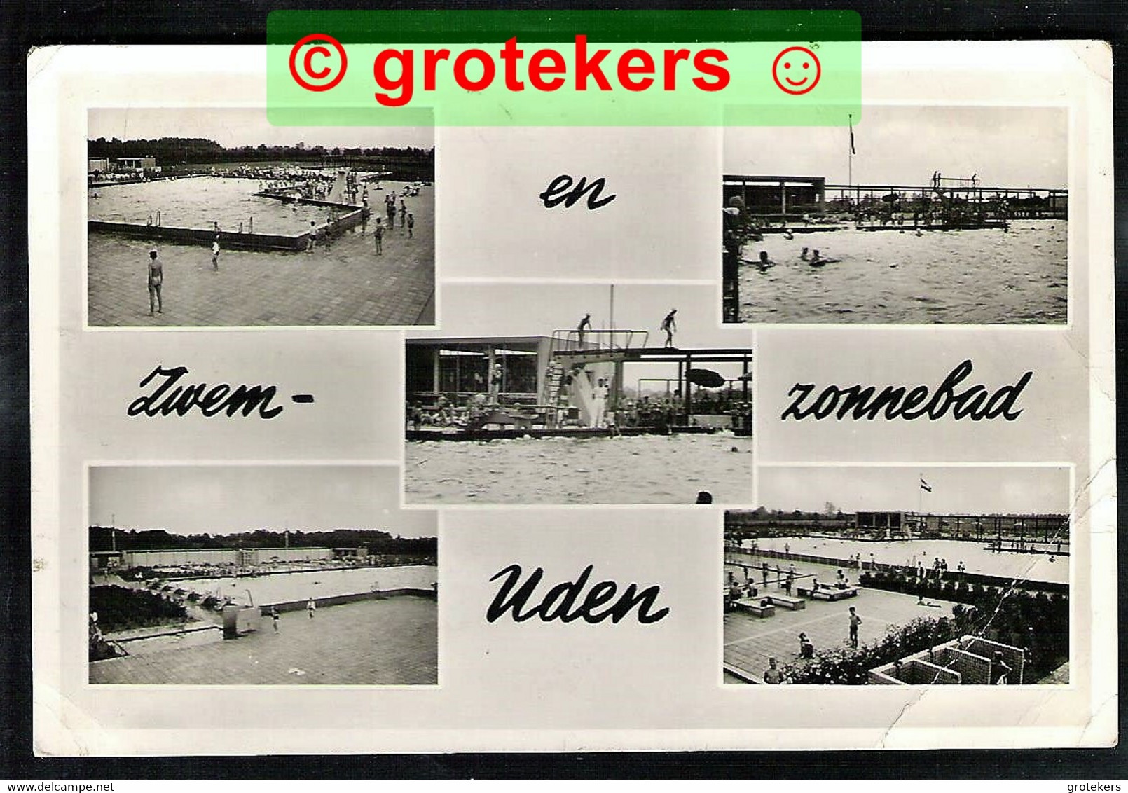 UDEN Zwembad 5-luik 1961 - Uden