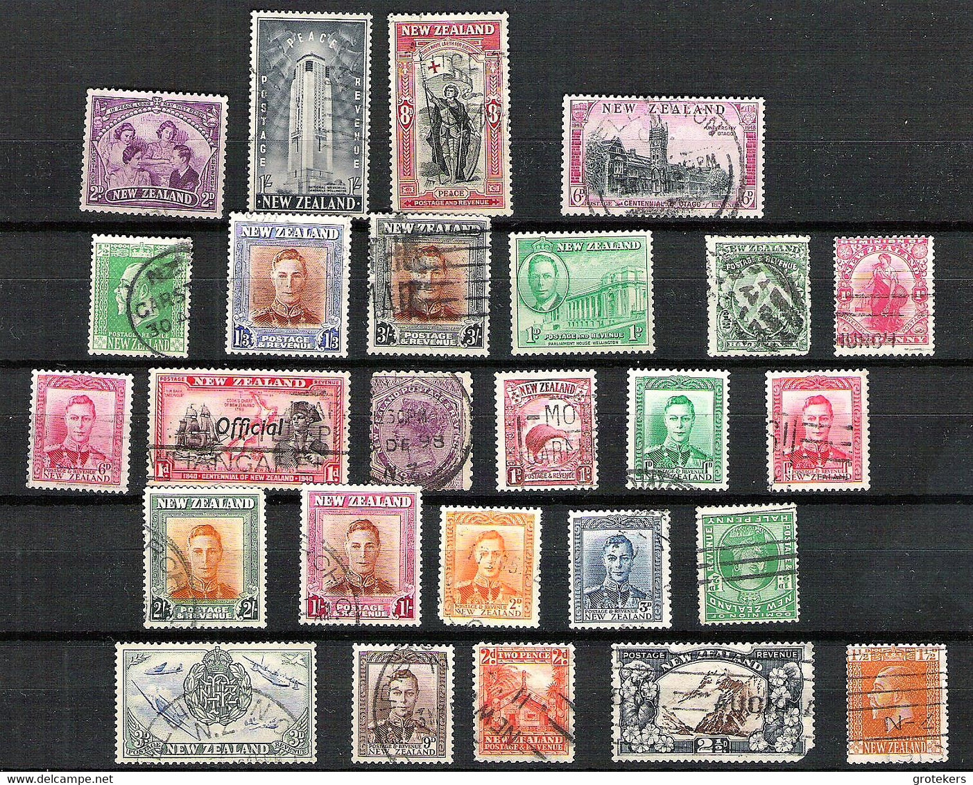 NEW ZEALAND In Very Different Quality. For Cancellations, Colour Nuances Plate Errors - Collections, Lots & Series