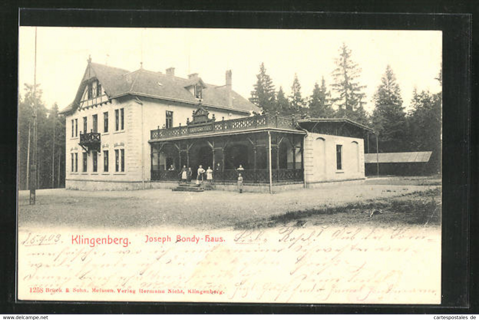 AK Klingenberg, Joseph Bondy-Haus - Klingenberg (Sachsen)