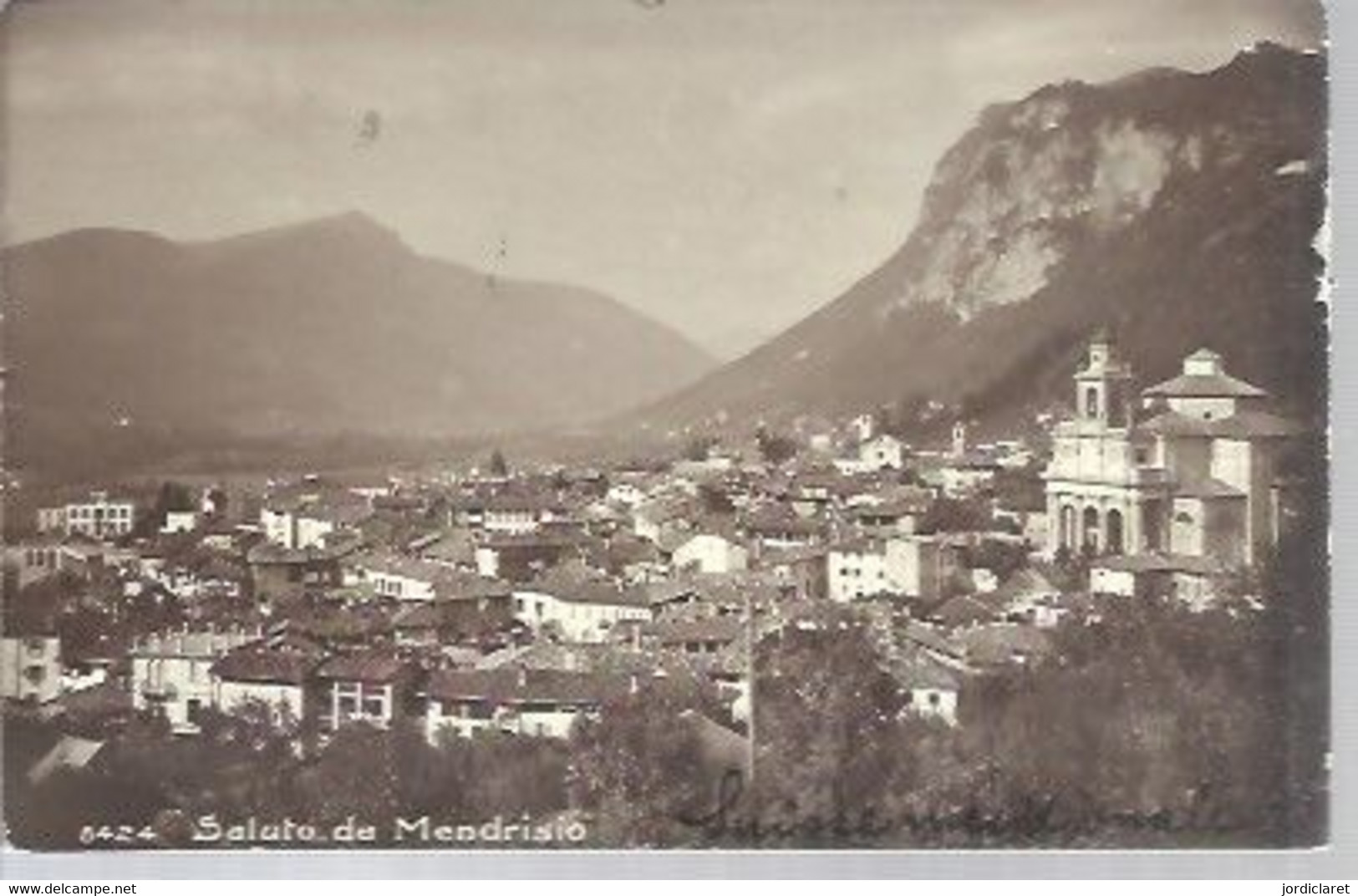 CARD  MENDRISIO 1952 - Mendrisio