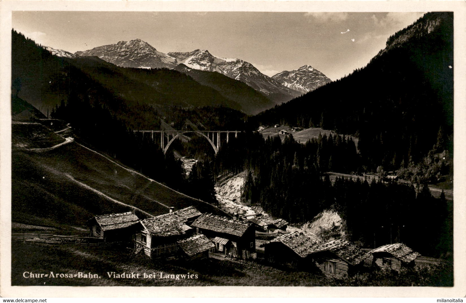 Chur-Arosa-Bahn - Viadukt Bei Langwies (2375) - Langwies