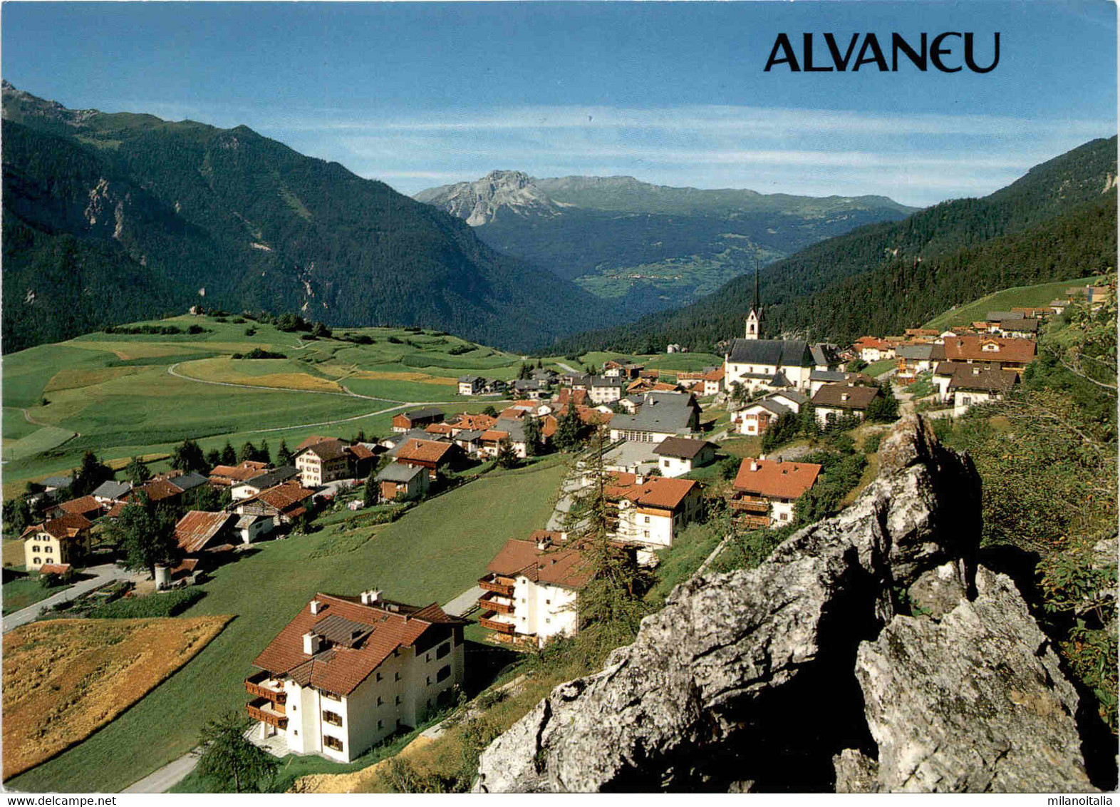 Alvaneu-Dorf, Albulatal (9-284) - Alvaneu