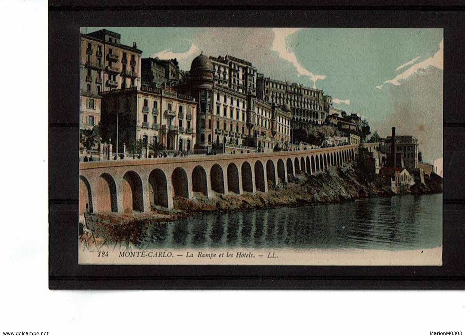 MONACO - La Rampe Et Les Hôtels - 1755 - Hôtels