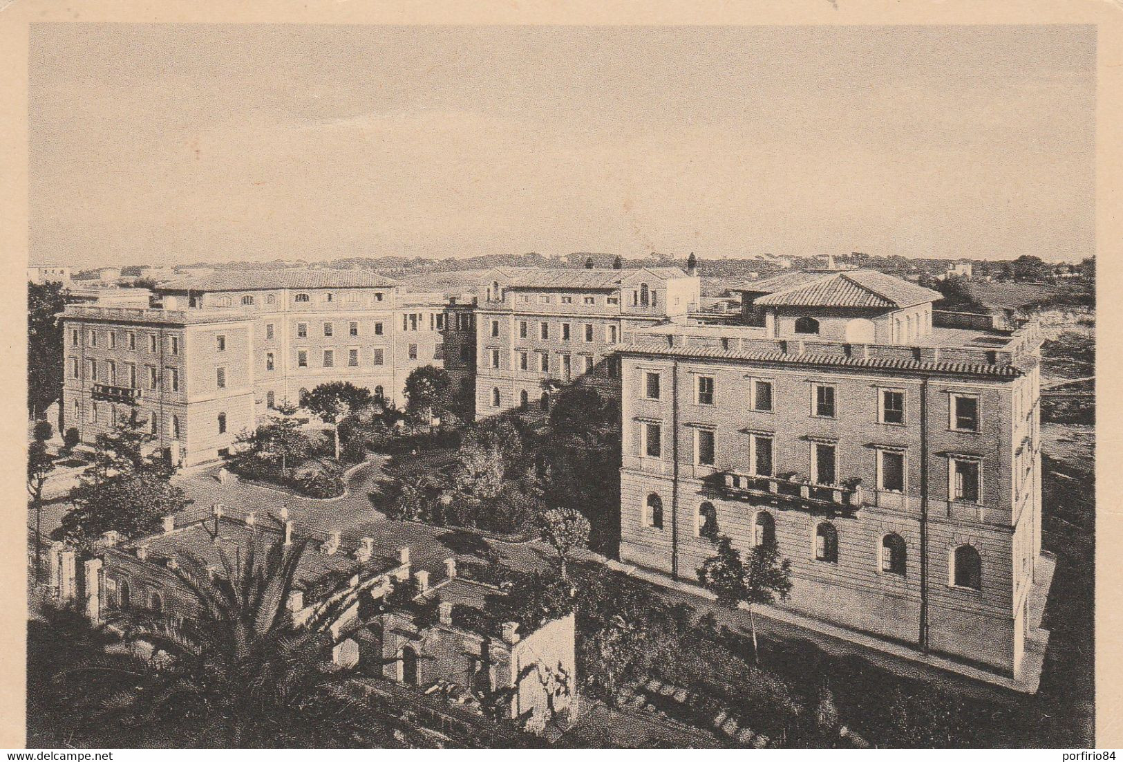 RARA CARTOLINA ROMA SUORE SAN CARLO DI NANCY ANNI 60 NON VIAGGIATA - Sanidad Y Hospitales