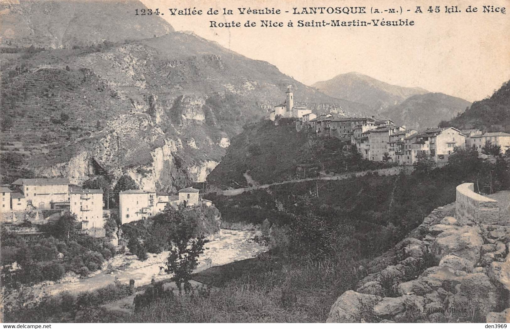 LANTOSQUE - Vallée De La Vésubie - Route De Nice à Saint-Martin - Lantosque