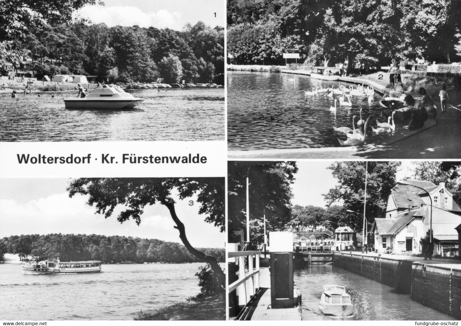 AK Woltersdorf Bei Berlin Am Flakensee Am Kalksee Schleuse - Woltersdorf