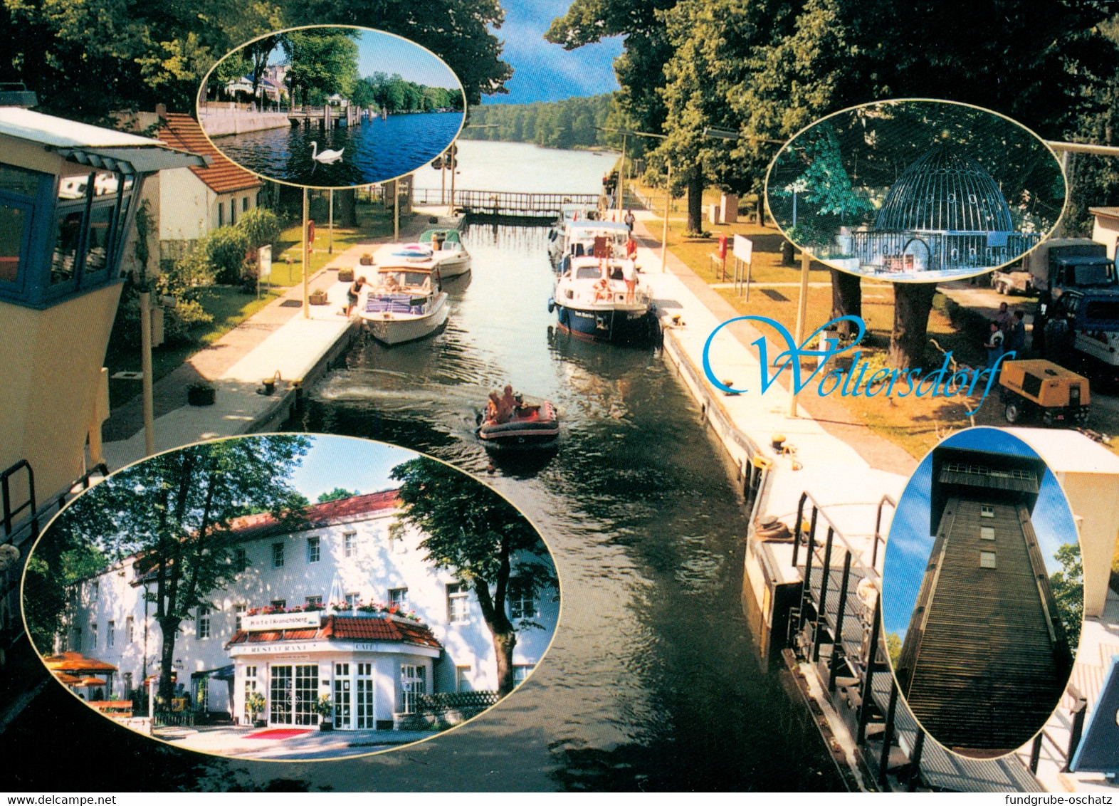 AK Woltersdorf Bei Berlin Hotel Und Restaurant Kranichsberg An Der Schleuse - Woltersdorf