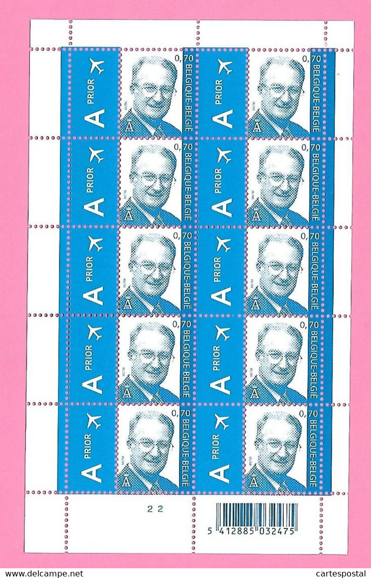 5511  -+-  BELGIQUE - 2005  N° 3382  Roi  Albert  II  Neufs - Collezioni