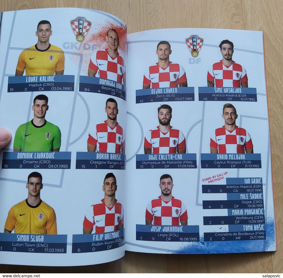 FOOTBALL MATCH PROGRAM  RIJEKA 27.3. 2021 QATAR WORLD CUP QUALIFICATIONS 2022  CROATIA vs CYPRUS, CROATIA vs MALTA