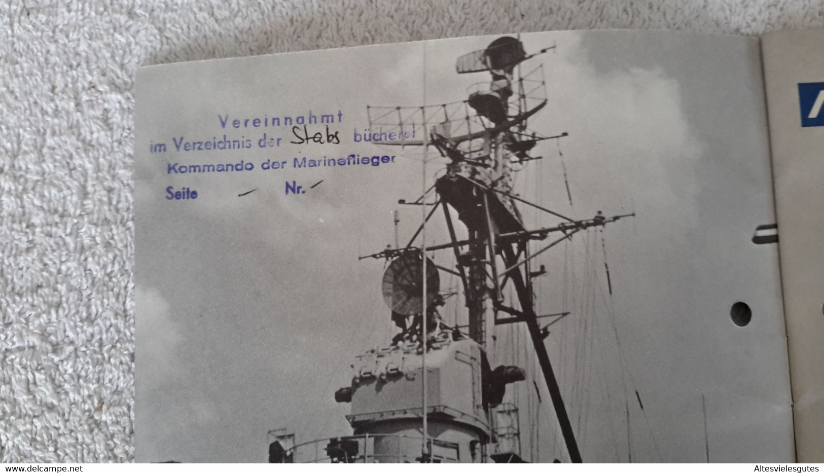 Heft Große Fahrt Stabs Bücherei Kommando Der Marineflieger Kiel = Holtenau 1960 Bundesmarine BW Militär Marine - Other & Unclassified