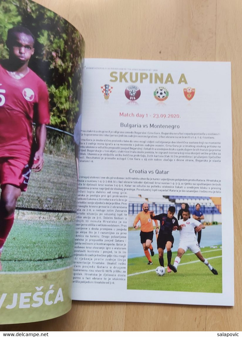 FOOTBALL MATCH PROGRAM  Osijek 23. - 27.9.2020 Technical Report, Croatia Football Nacional Team Under 16 - Livres